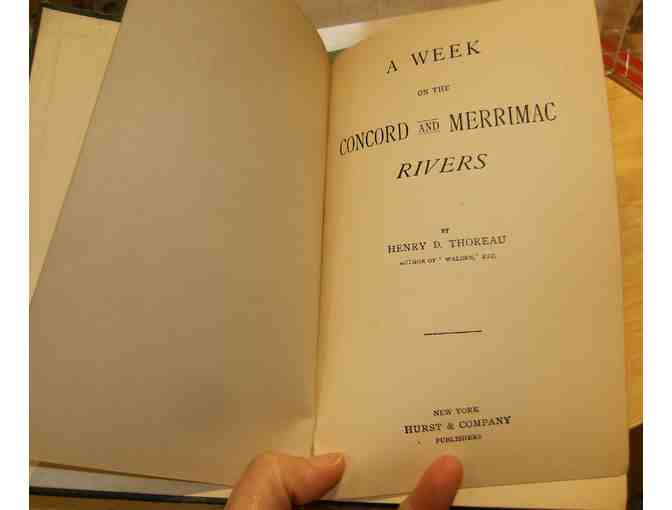 Week on the Concord and Merrimac Rivers, by Thoreau (Hurst and Company, 1912)