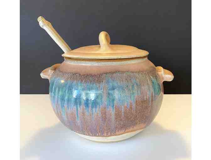 Handmade Ceramic Soup Tureen &amp; Ladle - Photo 1