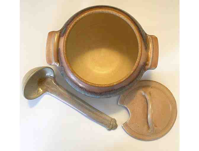 Handmade Ceramic Soup Tureen & Ladle