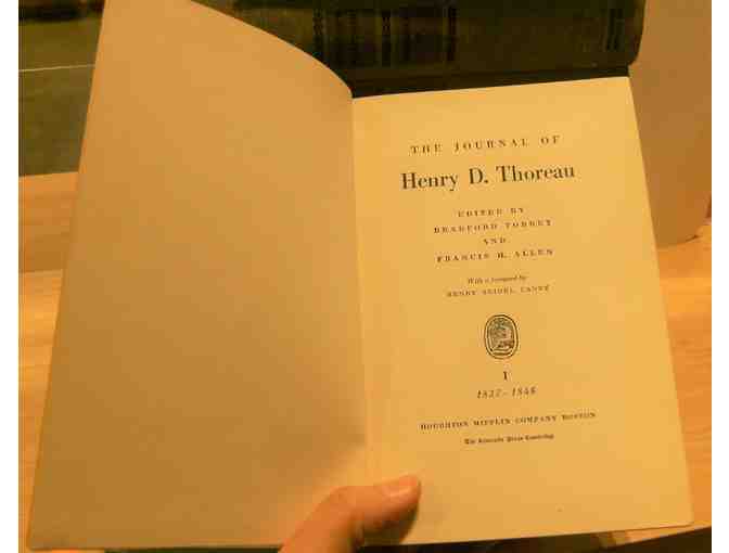 Journal of Henry D. Thoreau (14 volume set, 1949)