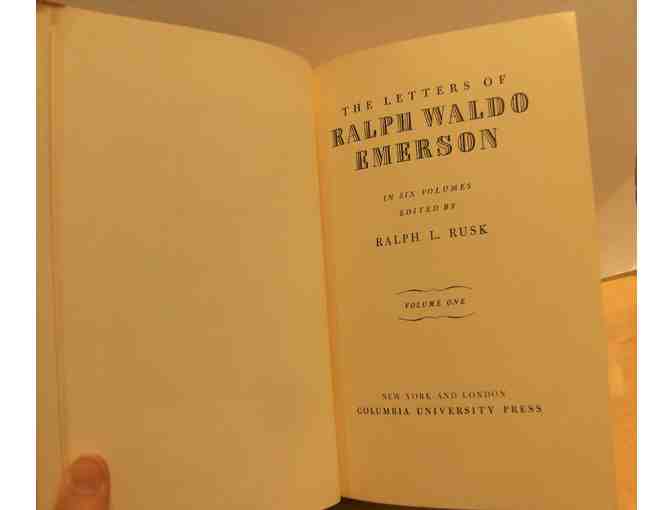 Letters of Ralph Waldo Emerson, by Rusk and Tilton, 10 volume set