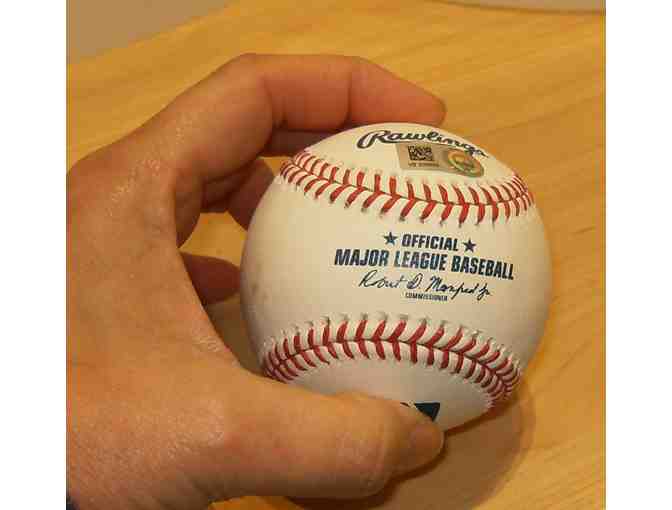 Baseball SIGNED by Boston Red Sox Pitcher Ryan Brasier
