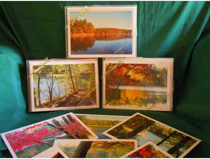 Box of 9 Assorted Walden Pond Note Cards - Deborah Shneider Smith (second set) - Photo 1