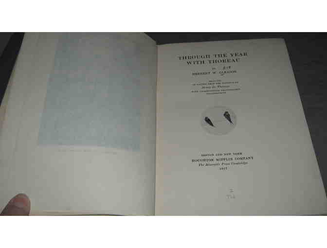 Through the Year with Thoreau, by Herbert W. Gleason (1917)