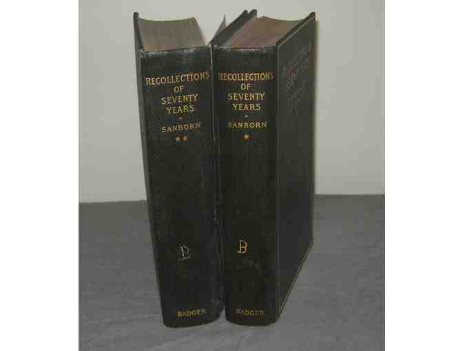Recollections of Seventy Years, by Frank Sanborn (2 vols., 1909)