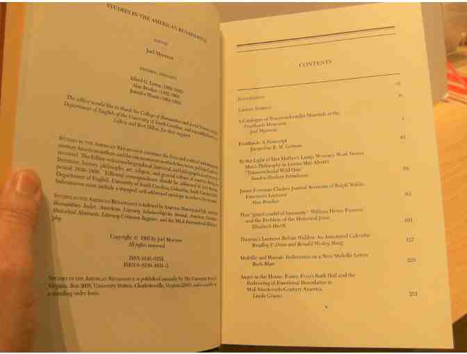 Studies in the American Renaissance 1995 and 1996 (2 volumes, lists Thoreau's lectures)