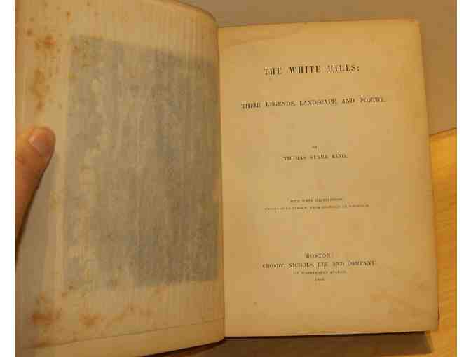 White Hills: Their Legend, Landscape and Poetry, by Thomas Starr King (1860)