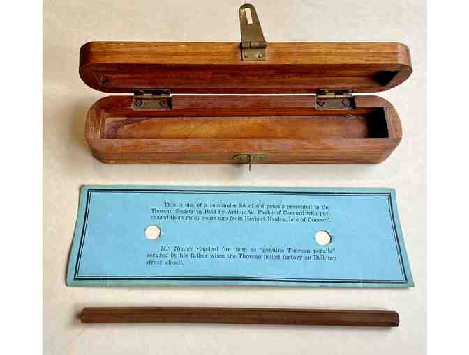 Genuine Thoreau Pencil in Wooden Keepsake Box