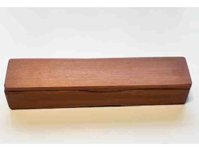 Hand-Crafted Sequoia Redwood Pencil Box