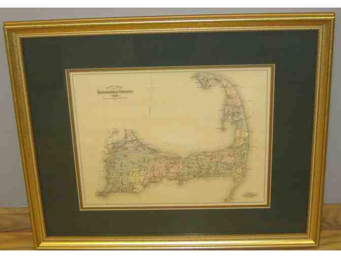 1880 Map of Barnstable County, Mass., Cape Cod (FRAMED REPRINT) - Photo 1