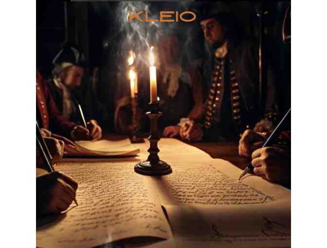 'In Congress, July 4, 1776' KLEIO Candle