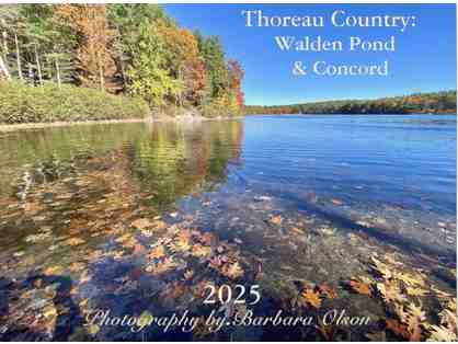 Thoreau Country: Walden Pond and Concord Calendar 2025, by Barbara Olson (Copy 1)