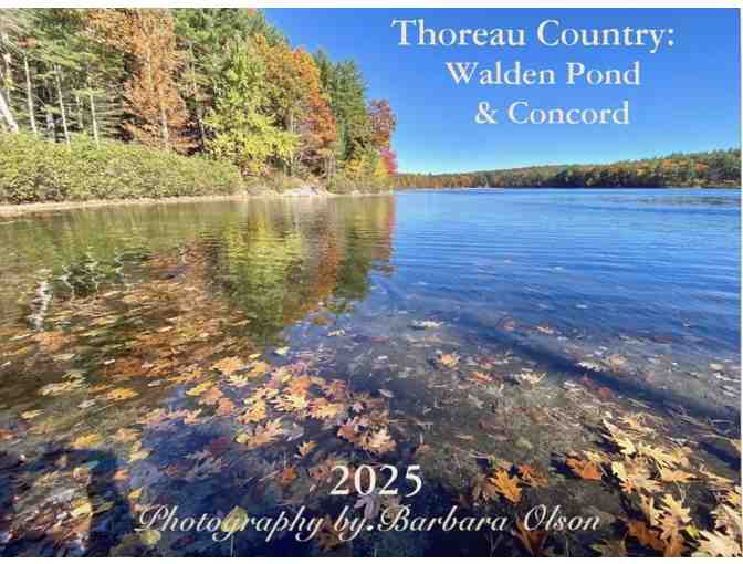 Thoreau Country: Walden Pond and Concord Calendar 2025, by Barbara Olson (Copy 1) - Photo 1