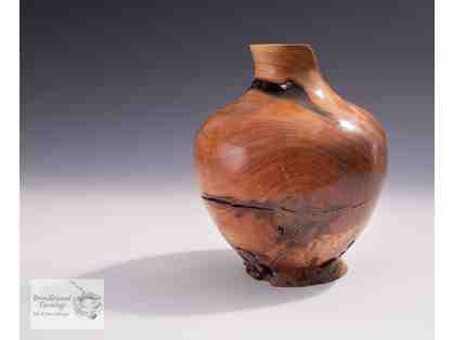 Turned Black Cherry Vessel by Mark Durrenberger