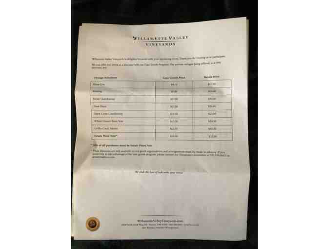 Willamette Valley Vineyards Private Tour