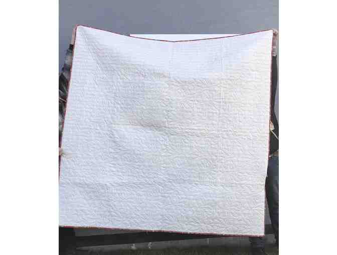 Handcrafted Christmas Quilt from Madras textile artist Kae Moon