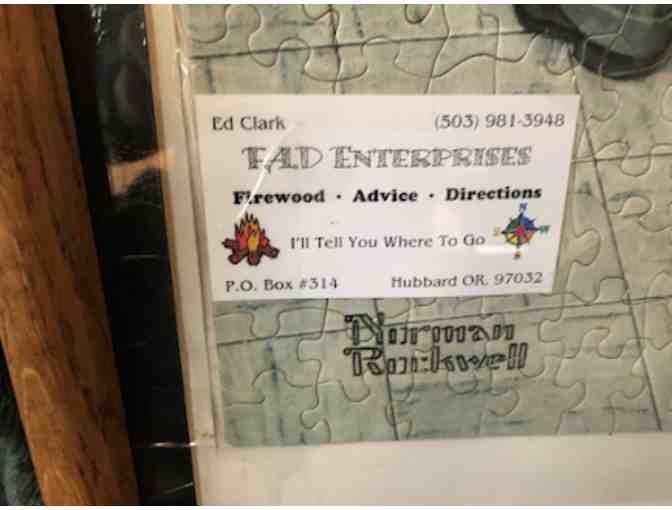 Norman Rockwell Framed Puzzle