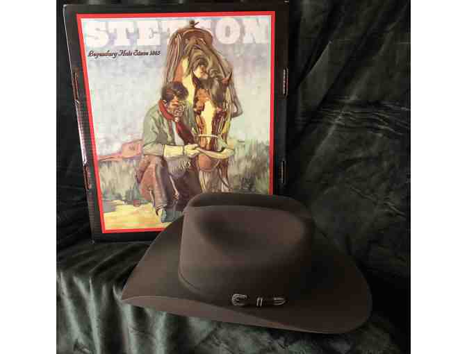 NEW Stetson Hat with Brush Still in Box