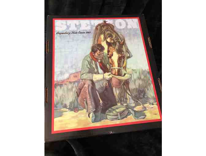 NEW Stetson Hat with Brush Still in Box