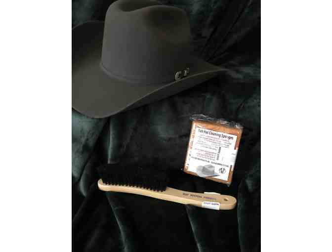 NEW Stetson Hat with Brush Still in Box