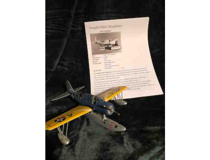 Rare Kingfisher Antique Model Airplane