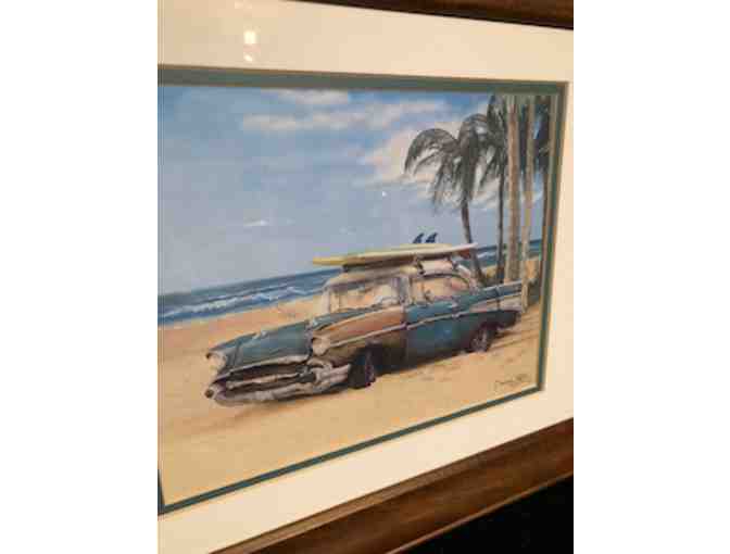 Surf's Up Art Print by cruiserart