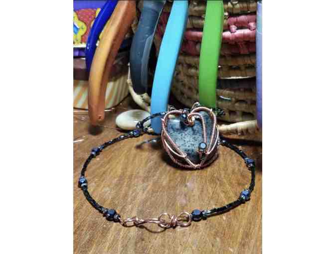 Copper Kitty Necklace