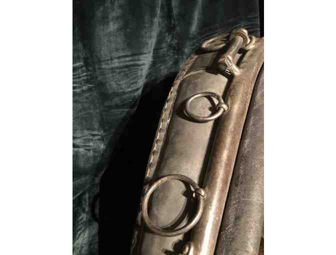 Gorgeous vintage horse collar mirror