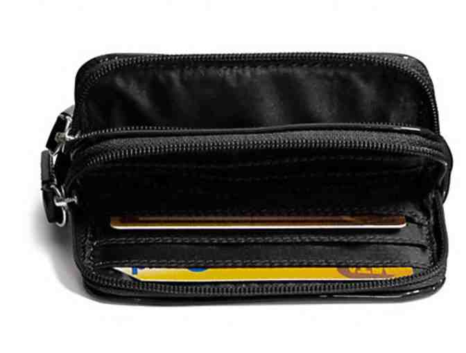 Coach Park Signature Double Zip Coin Wallet - NWT