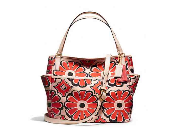 Coach Floral Scarf Print Tote - new with tags