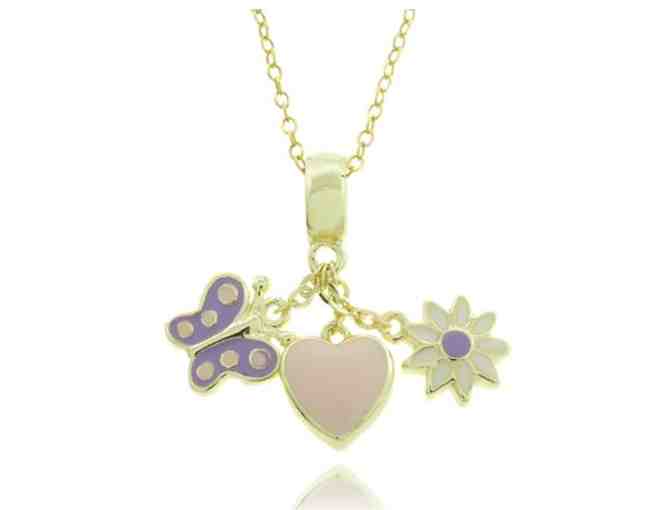 Lily Nily 18K Plated & Enamel Charm Pendant