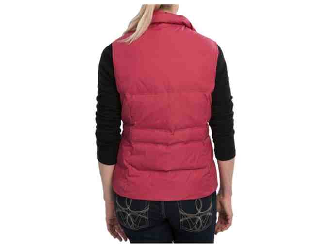 Lands End Duck Down Vest - Double Quilted - For Women - Size Large