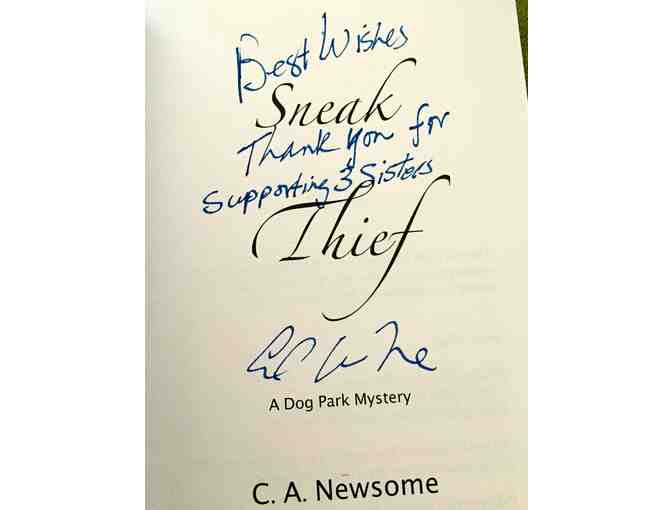 Autographed 'Sneak Thief' - featuring a Three Sisters Adoptee!