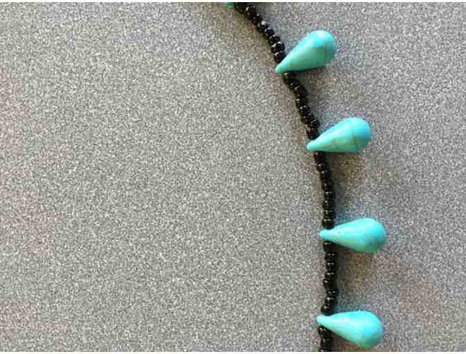 Turquoise 'Station' necklace
