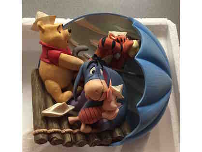 Winnie the Pooh "Friends Through Rain or Shine" set of 3 Ltd Ed. Dimensional Plates