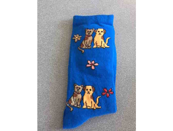 Best of Friends Socks - Dogs - iris blue - Photo 1