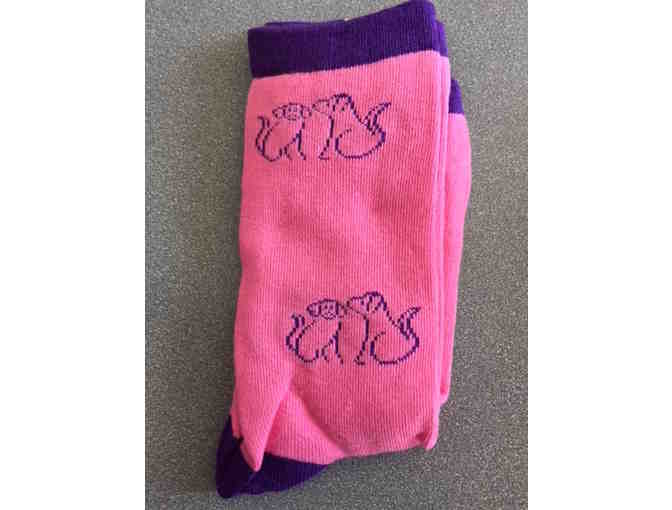 Cozy Pet Sock - Pink Dogs - Photo 1