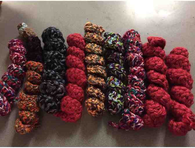 3 Curly Q Cat Toys - Assorted Colors - Large - Photo 1