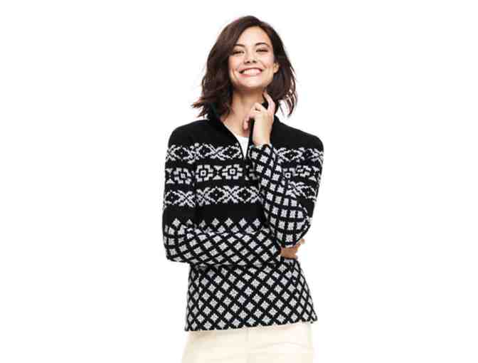 Land's End Women's Classic Fleece Half-zip Pullover - XL