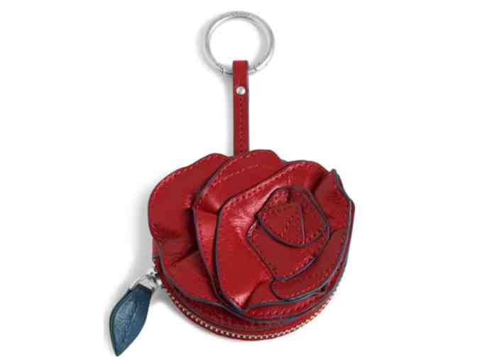 Vera Bradley Gallatin Rosy Outlook Leather Bag Charm - Photo 1