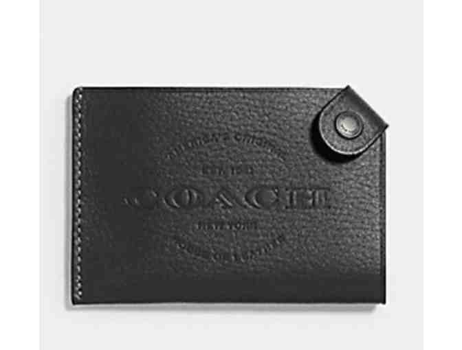 COACH CARD CASE IN BLACK - Photo 1