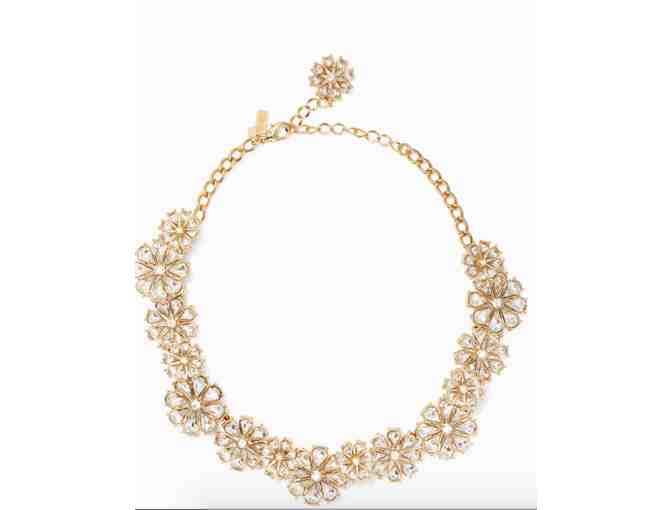 Kate Spade clear as crystal short floral necklace - Photo 1