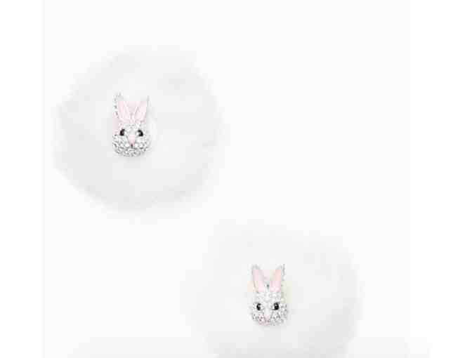 Kate Spade make magic rabbit reversible earrings