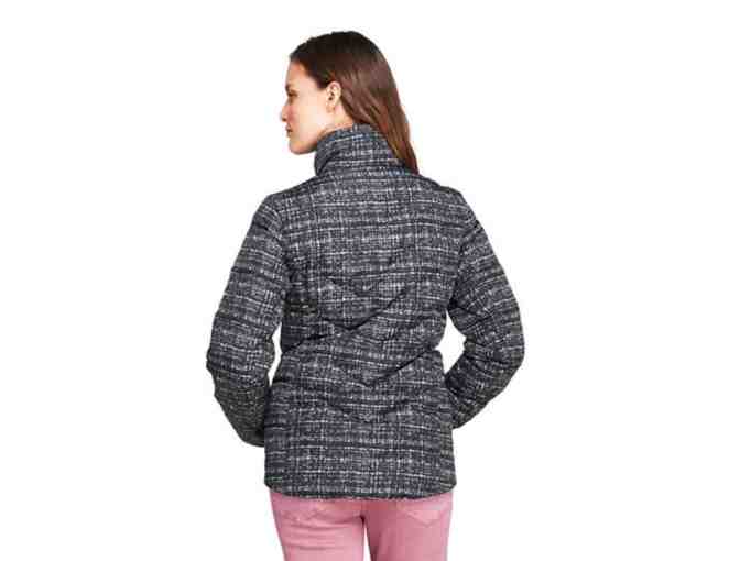 Land's End Women's Print Down Puffer Jacket Size 10-12