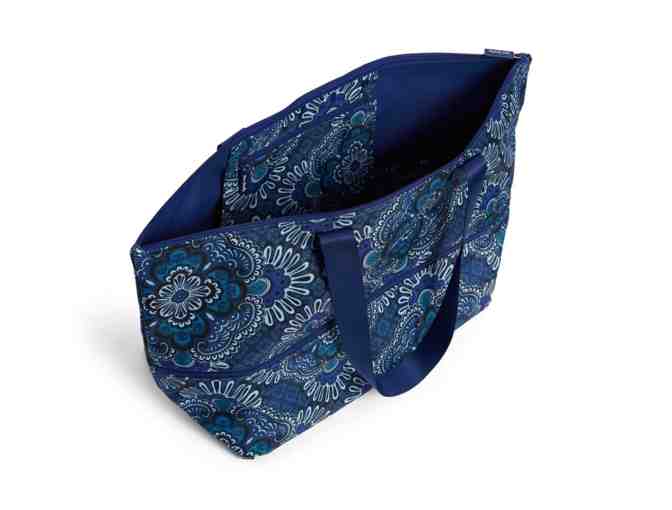 Vera Bradley Lighten Up Expandable Travel Bag in Blue Tapestry