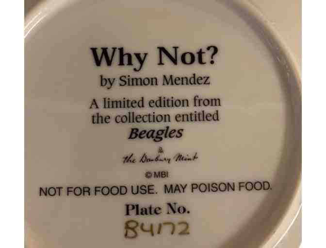 'Why Not' Ltd Edition Danbury Mint Plate