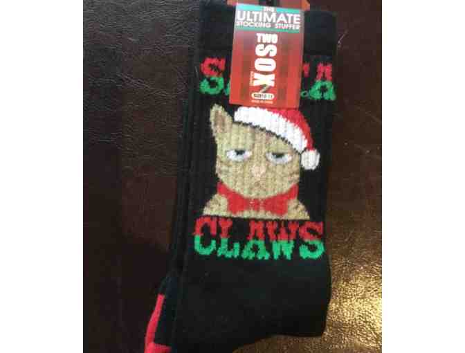 Christmas Cat socks - Photo 1