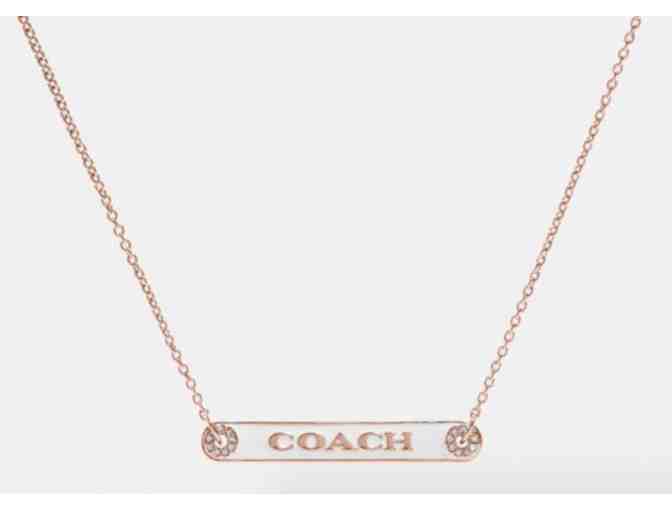 Coach Plaque Necklace - Photo 1