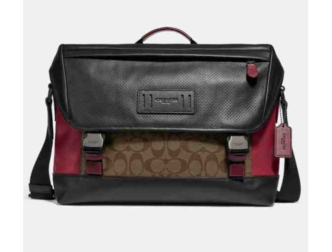 Coach Ranger Messenger In Colorblock Leather and Signature Canvas - Photo 1