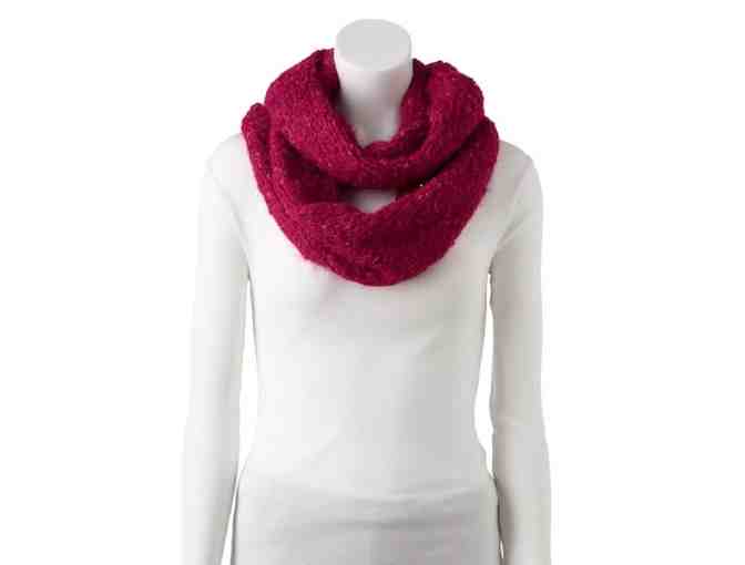 Women's Cuddl Duds Knit Infinity Scarf and Ear War